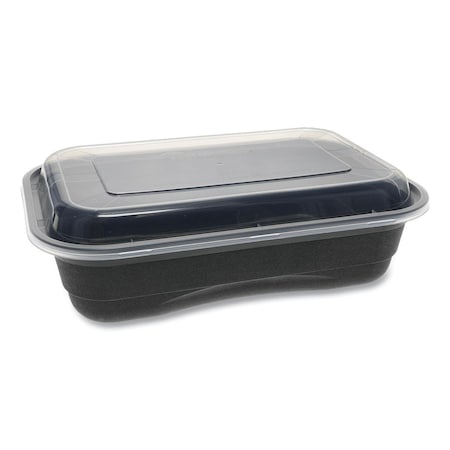 Pactiv 36 oz Microwaveable Container, Black PCTNV2GRT3688B